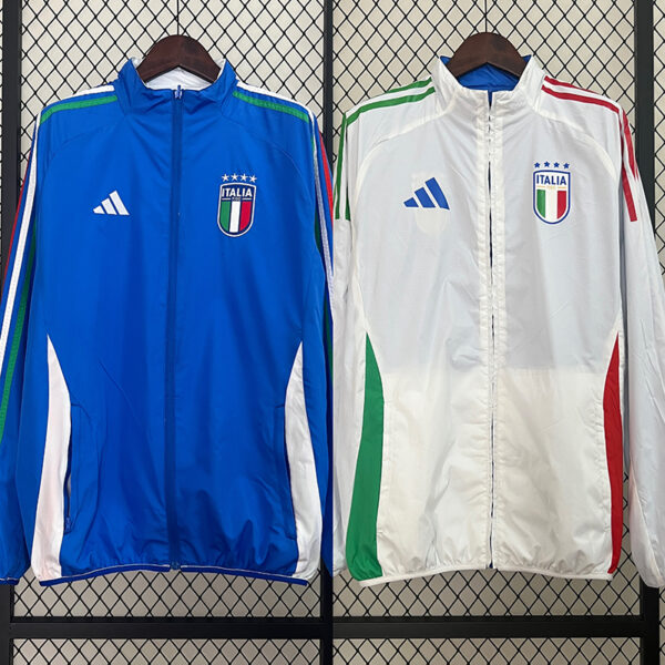 24/2 Italian Double-sided Windbreaker (Blue and White)