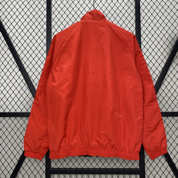 24/25 Manchester United Double-sided Windbreaker (Red and Black)
