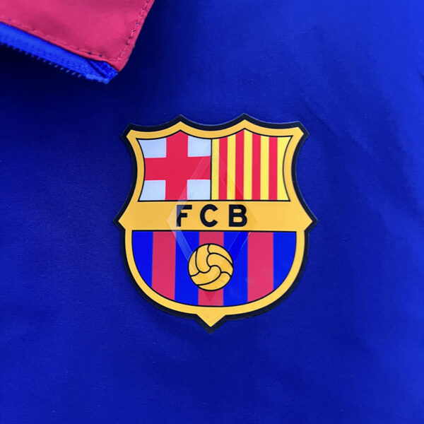 24/25 Barcelona double-sided windbreaker (blue and red)
