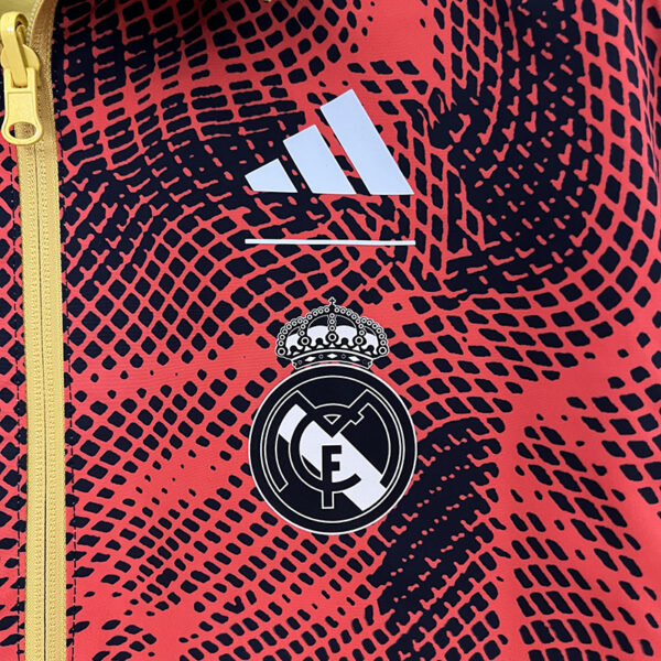 24/25 Real Madrid Double-sided Windbreaker (Yellow-red)