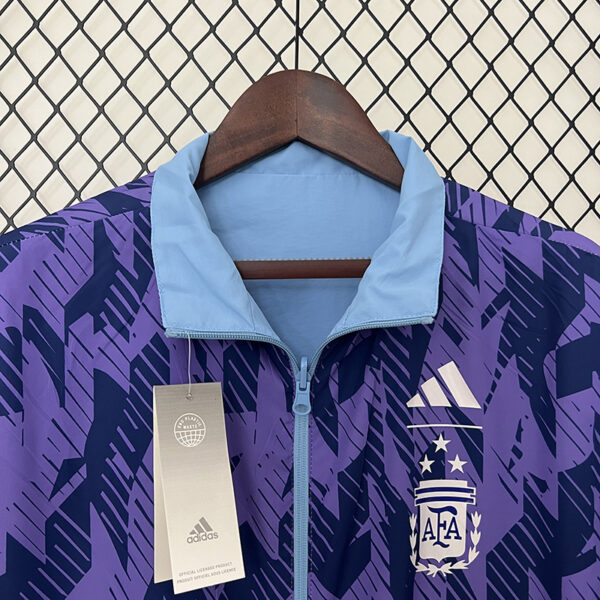 24/25 Argentina Double-faced Windbreaker (Blue Purple)