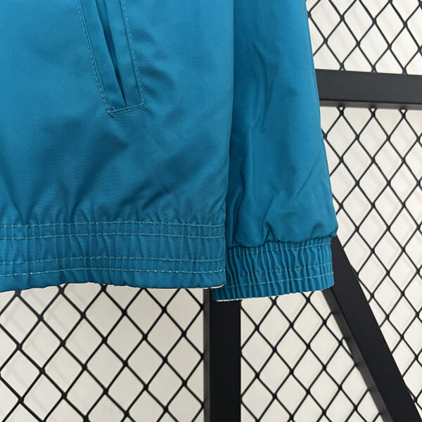 24/25 Real Madrid Retro Double-Sided Windbreaker (White and Blue)