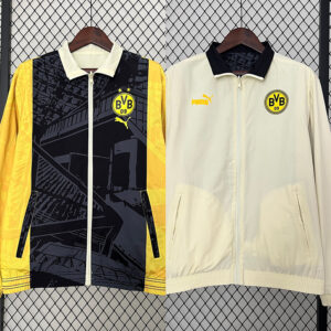 24/25 Double-faced windbreaker (black and white)