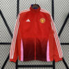 24/25 Manchester United Double-sided Windbreaker (Red and Black)