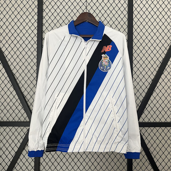 24/25 Porto double-faced windbreaker (blue and white)