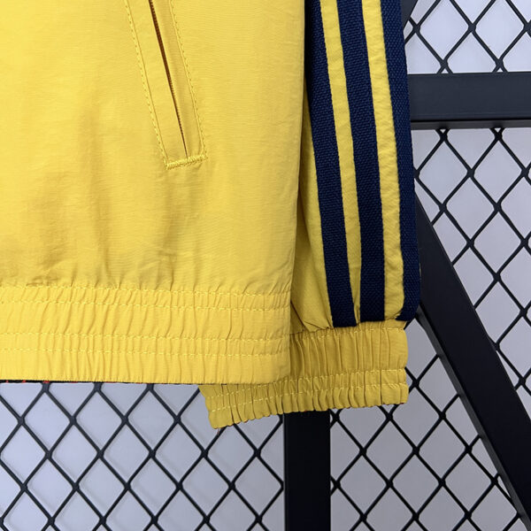 24/25 Real Madrid Double-sided Windbreaker (Yellow-red)