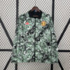 24/25 Manchester United Double-sided Windbreaker (Black and Green)