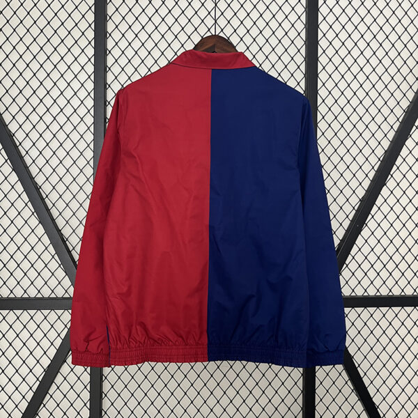 24/25 Barcelona double-sided windbreaker (blue and red)