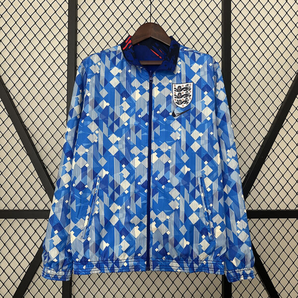 24/25 England Vintage Double-sided Windbreaker (Blue)