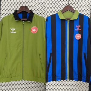 24/25 Danish double-faced windbreaker (green and blue)