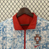24/25 Portugal Double-sided Windbreaker (Red and White)