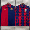 24/25 Barcelona double-sided windbreaker (blue and red)