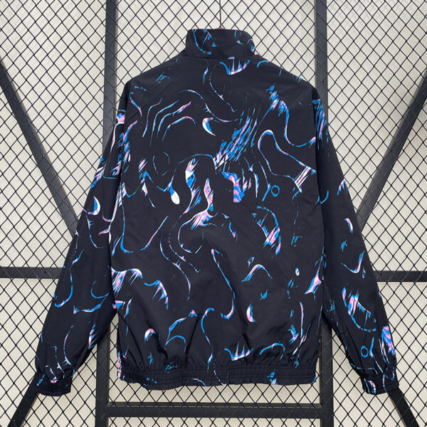 24/25 Real Madrid Double-sided Windbreaker (Red and Blue)