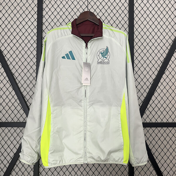 24/25 Mexican Double-faced Windbreaker (Red and White)