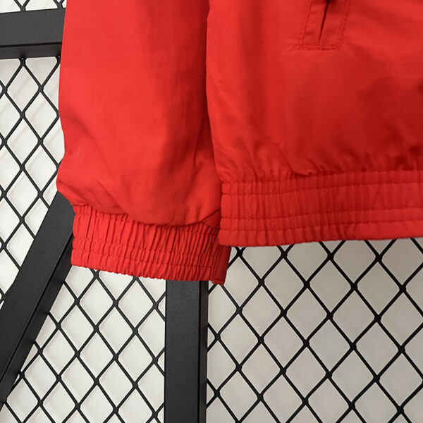 24/25 Portugal Double-sided Windbreaker (Red and White)