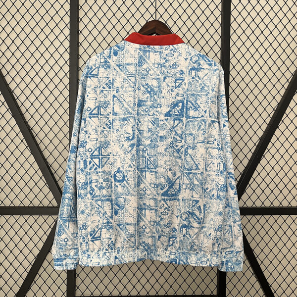 24/25 Portugal Double-sided Windbreaker (Red and White)