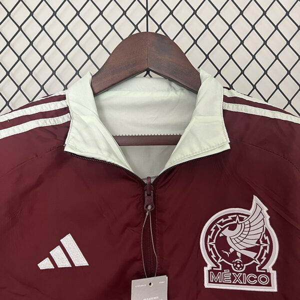 24/25 Mexican Double-faced Windbreaker (Red and White)