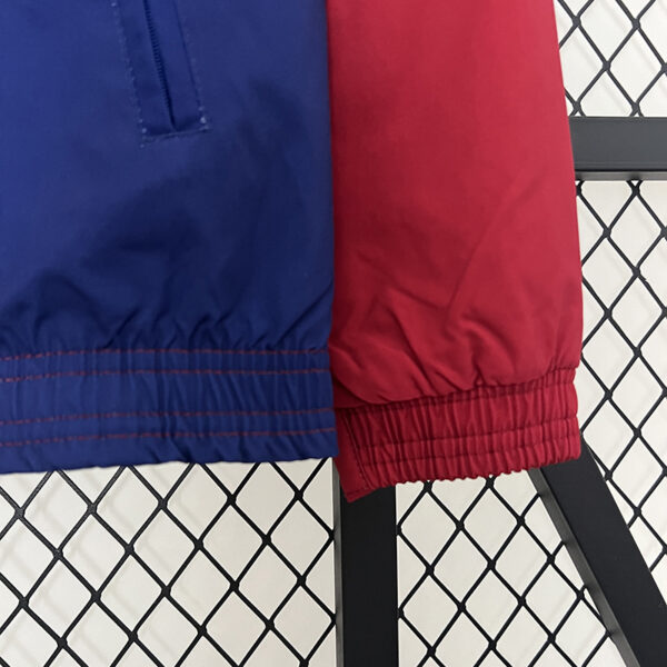 24/25 Barcelona double-sided windbreaker (blue and red)