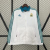 24/25 Real Madrid Retro Double-Sided Windbreaker (White and Blue)