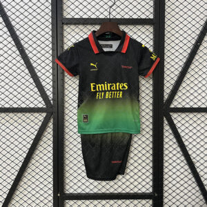 25/26 AC Milan Co-Branded Edition Jersey kids (Black)