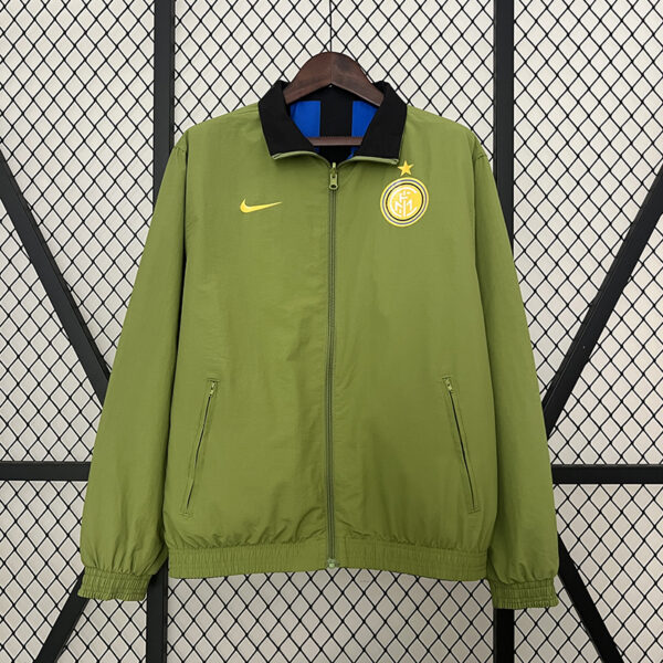 24/25 Inter Milan Double-sided Windbreaker (Green-blue)
