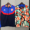 24/25 Arsenal Double-sided Windbreaker (Blue and Orange)