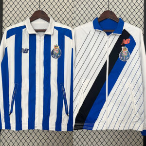 24/25 Porto double-faced windbreaker (blue and white)