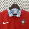 24/25 Portugal Double-sided Windbreaker (Red and White)