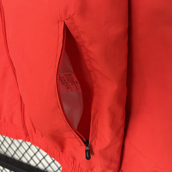 24/25 Portugal Double-sided Windbreaker (Red and White)