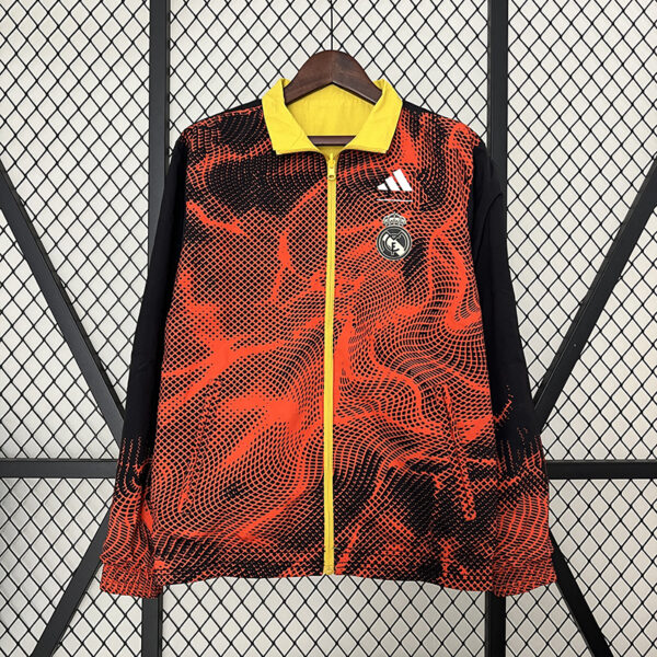 24/25 Real Madrid Double-sided Windbreaker (Yellow-red)