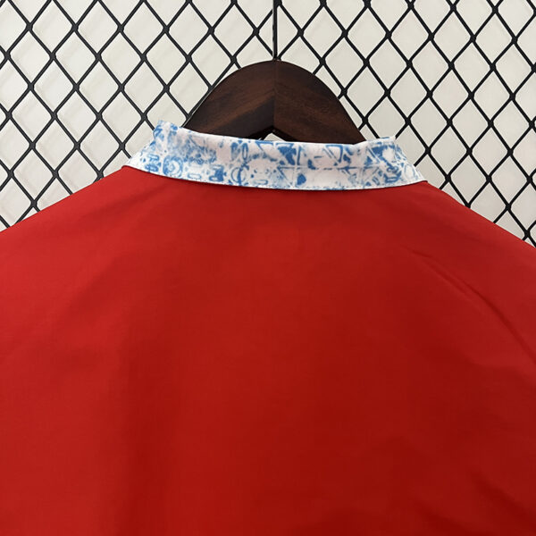 24/25 Portugal Double-sided Windbreaker (Red and White)