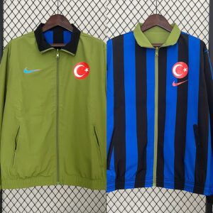 24/25 Türkiye double-faced windbreaker (green-blue)