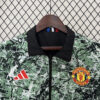 24/25 Manchester United Double-sided Windbreaker (Black and Green)