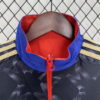 24/25 Manchester United Double-sided Windbreaker (Red and Black)