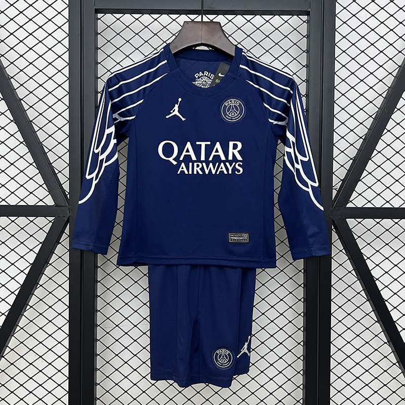25/26 PSG 4th away kids Long Sleeve