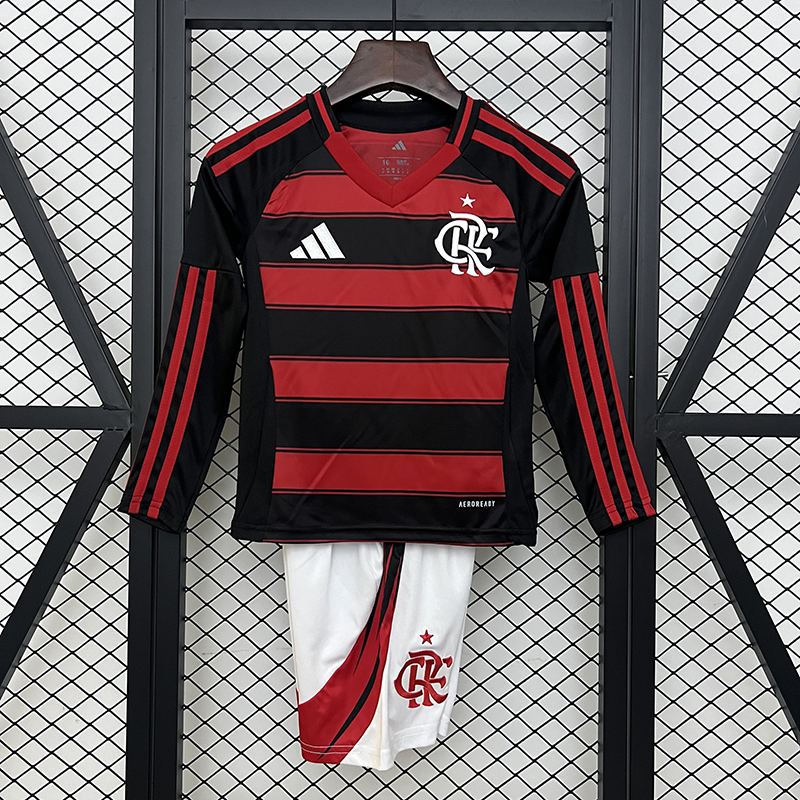 25/26 Flamengo home kids Long Sleeve